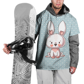 Накидка на куртку 3D с принтом Маленький зайчик в Белгороде, 100% полиэстер |  | Тематика изображения на принте: детский | зайка | зайчик | зайчонок | заяц | кролик