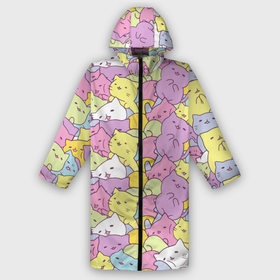Дождевик унисекс 3D с принтом Cute pattern of seals в городе Новоалтайск,  |  | cat | cute cat | животные | звери | кот | котики | коты | котята | кошка | милое | милота | милые