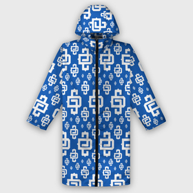 Дождевик унисекс 3D с принтом Узор Blue Pattern Dope Camo (Dope Street Market) в городе Новоалтайск,  |  | балаклава | камуфляж | модные | узор | хайп | шмот