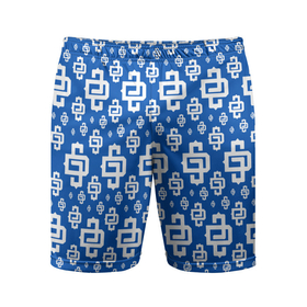 Мужские шорты спортивные с принтом Узор Blue Pattern Dope Camo (Dope Street Market) в Екатеринбурге,  |  | балаклава | камуфляж | модные | узор | хайп | шмот