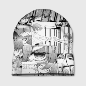 Шапка 3D с принтом Тёмный дворецкий pattern в Тюмени, 100% полиэстер | универсальный размер, печать по всей поверхности изделия | Тематика изображения на принте: anime | ciel phantomhive | sebastian michaelis | аниме | анимэ | сиэль фантомхайв