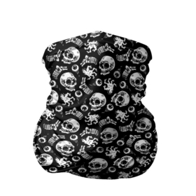 Бандана-труба 3D с принтом Skull   Eye   Bones   Hype , 100% полиэстер, ткань с особыми свойствами — Activecool | плотность 150‒180 г/м2; хорошо тянется, но сохраняет форму | bones | eye | hype | skull | глаз | кости | хайп | череп