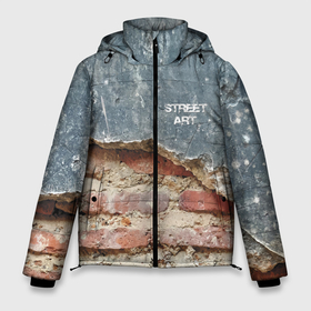 Мужская зимняя куртка 3D с принтом Street art   Wall в Петрозаводске, верх — 100% полиэстер; подкладка — 100% полиэстер; утеплитель — 100% полиэстер | длина ниже бедра, свободный силуэт Оверсайз. Есть воротник-стойка, отстегивающийся капюшон и ветрозащитная планка. 

Боковые карманы с листочкой на кнопках и внутренний карман на молнии. | art | plaster | vanguard | wall | авангард | искусство | стена | штукатурка