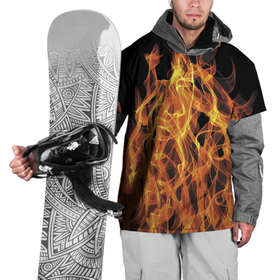 Накидка на куртку 3D с принтом Flame   Pattern в Курске, 100% полиэстер |  | element | fire | flame | pattern | огонь | пламя | стихия | узор