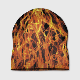 Шапка 3D с принтом Flame   Pattern , 100% полиэстер | универсальный размер, печать по всей поверхности изделия | element | fire | flame | pattern | огонь | пламя | стихия | узор