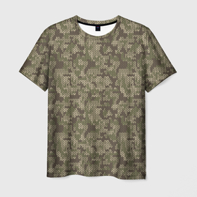 Мужская футболка 3D с принтом Вязаный Лесной Камуфляж в Курске, 100% полиэфир | прямой крой, круглый вырез горловины, длина до линии бедер | Тематика изображения на принте: camouflage | military | армейский свитер | армия | боец | ввс | вдв | военный камуфляж | военный свитер | воин | война | д | камуфляж | камуфляжный свитер | маскировка | масхалат | милитари | охота | охрана