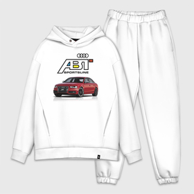 Мужской костюм хлопок OVERSIZE с принтом Audi   ABT   Sportsline в Курске,  |  | abt | audi | car | germany | motorsport | автомобиль | автоспорт | ауди | германия