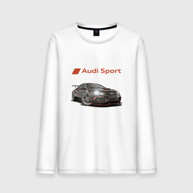 Мужской лонгслив хлопок с принтом Audi sport   Racing team   Motorsport , 100% хлопок |  | Тематика изображения на принте: audi | car | germany | motorsport | power | racing | team | автоспорт | ауди | германия | гонка | мощь
