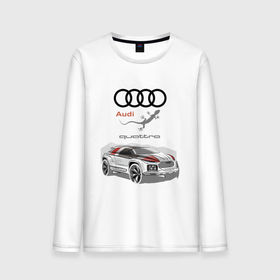 Мужской лонгслив хлопок с принтом Audi   Quattro   Concept в Новосибирске, 100% хлопок |  | Тематика изображения на принте: audi | car | concept | germany | lizard | автомобиль | ауди | германия | ящерица