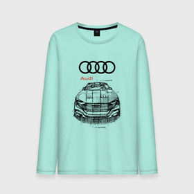 Мужской лонгслив хлопок с принтом Audi   Sketch   Concept в Тюмени, 100% хлопок |  | audi | car | concept | germany | sketch | автомобиль | ауди | германия | эскиз