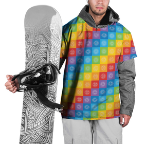 Накидка на куртку 3D с принтом Разноцветные Чакры в Тюмени, 100% полиэстер |  | аум | будда | буддист | веган | герметизм | индиго | инь янь | йога | каббала | лотос | магия | мантра | медитация | нирвана | ом | посвящённый | просветление | психоделика | санскрит | суфизм | тайна