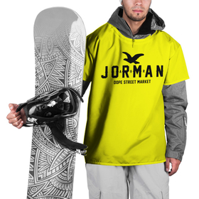 Накидка на куртку 3D с принтом Узор Yellow Jorman Air (Dope Street Market) в Тюмени, 100% полиэстер |  | Тематика изображения на принте: air | dope | jordan | джордан | модные | узор | хайп | шмот | эир