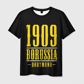 Мужская футболка 3D с принтом 1909 Borussia Dortmund Боруссия Дортмунд , 100% полиэфир | прямой крой, круглый вырез горловины, длина до линии бедер | borussia | champions | dortmund | football | soccer | uefa | world cup | боруссия | боруссия дортмунд | дортмунд | лига чемпионов | форма | формы | футбол