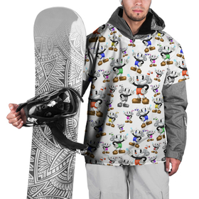 Накидка на куртку 3D с принтом Капхэд , 100% полиэстер |  | Тематика изображения на принте: cuphead | mugman | капхэд | магмэн | чашка