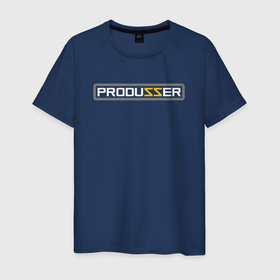 Мужская футболка хлопок с принтом PRODUZZER | ПРОДЮСЕР в Белгороде, 100% хлопок | прямой крой, круглый вырез горловины, длина до линии бедер, слегка спущенное плечо. | brazzers | produzzer | бразерс | продюсер