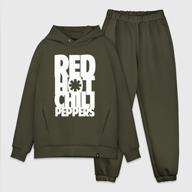 Мужской костюм хлопок OVERSIZE с принтом Red Hot Chili Peppers Рок в Кировске,  |  | chili | hot | music | peppers | red hot chili peppers | rock | музыка | ред хот чили пеперс | рок