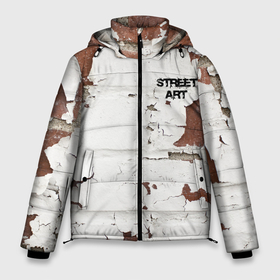 Мужская зимняя куртка 3D с принтом Street art   Wall в Петрозаводске, верх — 100% полиэстер; подкладка — 100% полиэстер; утеплитель — 100% полиэстер | длина ниже бедра, свободный силуэт Оверсайз. Есть воротник-стойка, отстегивающийся капюшон и ветрозащитная планка. 

Боковые карманы с листочкой на кнопках и внутренний карман на молнии. | art | fashion | plaster | vanguard | wall | авангард | искусство | мода | стена | штукатурка