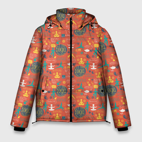 Мужская зимняя куртка 3D с принтом Мне Нравится Йога в Новосибирске, верх — 100% полиэстер; подкладка — 100% полиэстер; утеплитель — 100% полиэстер | длина ниже бедра, свободный силуэт Оверсайз. Есть воротник-стойка, отстегивающийся капюшон и ветрозащитная планка. 

Боковые карманы с листочкой на кнопках и внутренний карман на молнии. | аум | брахма | будда | буддист | веган | вишну | ганеша | гимнастика | индиго | индуизм | инь янь | йога | лотос | мантра | медитация | нирвана | ом | просветление | психоделика | с | санскрит | третий глаз
