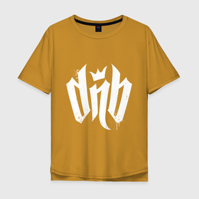 Мужская футболка хлопок Oversize с принтом Drum n Bаss в Тюмени, 100% хлопок | свободный крой, круглый ворот, “спинка” длиннее передней части | dnb | music | днб | драм энд бейс | музыка