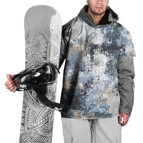 Накидка на куртку 3D с принтом Камуфляж Василиск Горы в Кировске, 100% полиэстер |  | василиск | горы | камуфляж | милитари | пиксельный