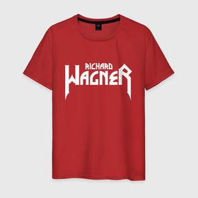Мужская футболка хлопок с принтом Вагнер , 100% хлопок | прямой крой, круглый вырез горловины, длина до линии бедер, слегка спущенное плечо. | вагнер | классик | классика | классическая музыка | композитор | композиторы | музыка | музыкант | музыканты | рихард вагенр