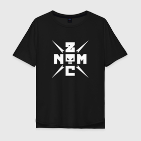 Мужская футболка хлопок Oversize с принтом Noize MC Нойз МС в Санкт-Петербурге, 100% хлопок | свободный крой, круглый ворот, “спинка” длиннее передней части | noize | noize mc | алексеев | иван | нойз | нойз мс | рок | рэп