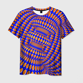Мужская футболка 3D с принтом Оптическая Иллюзия | Движение Карусели в Белгороде, 100% полиэфир | прямой крой, круглый вырез горловины, длина до линии бедер | иллюзия | карусель | красочная | оптическая | хайп | шмот