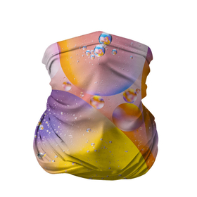 Бандана-труба 3D с принтом Градиент | Яркие Пузыри в Петрозаводске, 100% полиэстер, ткань с особыми свойствами — Activecool | плотность 150‒180 г/м2; хорошо тянется, но сохраняет форму | градиент | лазурный | радуга | хайп | цветной | шмот