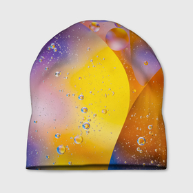 Шапка 3D с принтом Градиент | Яркие Пузыри в Курске, 100% полиэстер | универсальный размер, печать по всей поверхности изделия | Тематика изображения на принте: градиент | лазурный | радуга | хайп | цветной | шмот