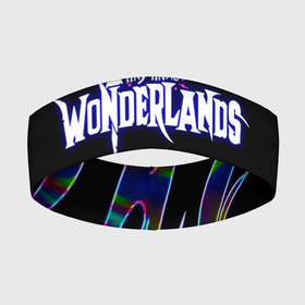 Повязка на голову 3D с принтом Tiny Tinas Wonderlands, Лого в Петрозаводске,  |  | borderlands | tiny tinas borderlands | tiny tinas wonderlands | крошечная тина | тина тина вондерленд | тина тина вондерлэнд | тина тинас