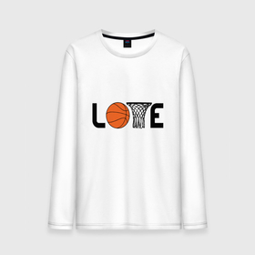 Мужской лонгслив хлопок с принтом Love Game в Петрозаводске, 100% хлопок |  | basketball | game | love | nba | slam dunk | sport | баскетбол | баскетболист | игра | мяч | нба | спорт | спортсмен