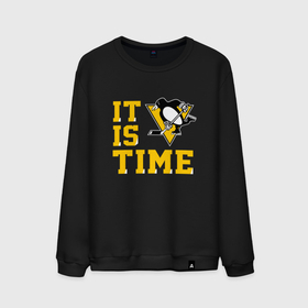 Мужской свитшот хлопок с принтом It is Pittsburgh Penguins Time в Белгороде, 100% хлопок |  | hockey | nhl | penguins | pittsburg | pittsburgh | pittsburgh penguins | usa | нхл | пингвинз | питтсбург | питтсбург пингвинз | спорт | сша | хоккей | шайба