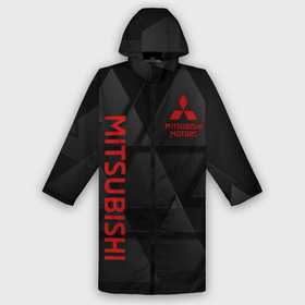 Дождевик унисекс 3D с принтом Mitsubishi Геометрия треугольники в Ухте,  |  | mitsubishi | sport | митсуба | митсубиси | митсубиши | спорт