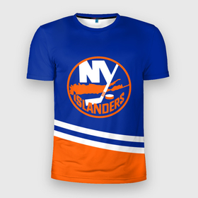 Мужская футболка 3D Slim с принтом New York Islanders | Нью Йорк Айлендерс , 100% полиэстер с улучшенными характеристиками | приталенный силуэт, круглая горловина, широкие плечи, сужается к линии бедра | hockey | islanders | new york | new york islanders | nhl | usa | айлендерс | нхл | нью йорк | нью йорк айлендерс | спорт | сша | хоккей | шайба