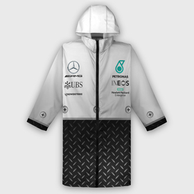 Дождевик унисекс 3D с принтом MERCEDES F1 СТАЛЬ в городе Новоалтайск,  |  | amg | auto | br | f1 | formula 1 | formula one team | mercedes | mersedes | merсedes | petronas | sport | авто | автомобиль | автомобильные | автоспорт | амг | брабус | бренд | вальтери боттас | льюис хэмилтон | марка | машины | мерседе