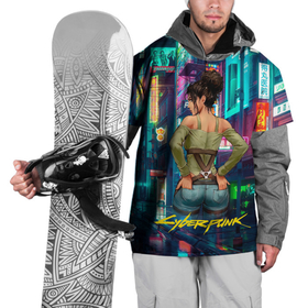 Накидка на куртку 3D с принтом Панам вид сзади Cyberpunk2077 в Тюмени, 100% полиэстер |  | 2077 | cyberpunk | cyberpunk 2077 | judy | night city | vi | ви | джуди | жуди | кибер | киберпанк | найтсити | панк