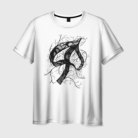 Мужская футболка 3D с принтом Черная пика , 100% полиэфир | прямой крой, круглый вырез горловины, длина до линии бедер | cards | spare | карты | лого | логотип | пика | узор | эмблема