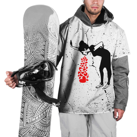 Накидка на куртку 3D с принтом Banksy   Бэнкси больная любовь в Белгороде, 100% полиэстер |  | banksy | арт | бенкси | бэнкси | граффити | картина | роберт | робин бэнкс | робин ганнингхем | стрит арт | творчество | художник