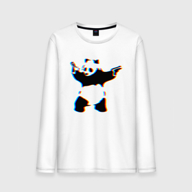 Мужской лонгслив хлопок с принтом Banksy Panda with guns   Бэнкси в Екатеринбурге, 100% хлопок |  | banksy | panda | panda with guns | арт | бенкси | бэнкси | граффити | картина | панда | роберт | робин бэнкс | робин ганнингхем | стрит арт | творчество | художник
