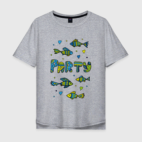 Мужская футболка хлопок Oversize с принтом Разноцветные рыбки. Рыбная вечеринка, рыбалка. Рисунок от руки в стиле дудл. в Екатеринбурге, 100% хлопок | свободный крой, круглый ворот, “спинка” длиннее передней части | fish | font | party | аквариум | алфавит | вечеринка | дудл | дудлизм | желтый | зеленый | каракули | леттеринг | морской | обводка | отпуск | подводный мир | праздник | разноцветный | речная | рыба | рыбаку