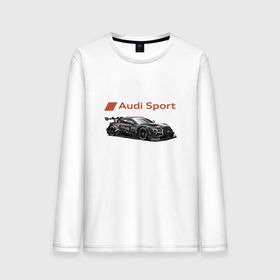 Мужской лонгслив хлопок с принтом Audi sport   Power , 100% хлопок |  | Тематика изображения на принте: audi | car | motorsport | power | racing | sport | team | автомобиль | автоспорт | ауди | гонка | мощь