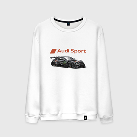 Мужской свитшот хлопок с принтом Audi sport   Power в Новосибирске, 100% хлопок |  | audi | car | motorsport | power | racing | sport | team | автомобиль | автоспорт | ауди | гонка | мощь