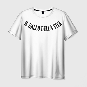 Мужская футболка 3D с принтом Tattoo Damiano   Il balla della vita в Белгороде, 100% полиэфир | прямой крой, круглый вырез горловины, длина до линии бедер | maneskin | виктория де анжелис | дамиано давид | итан торкио | томас раджи