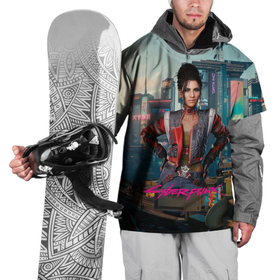 Накидка на куртку 3D с принтом Panam Night City в Тюмени, 100% полиэстер |  | 2077 | cyberpunk | cyberpunk 2077 | judy | night city | vi | ви | джуди | жуди | кибер | киберпанк | найтсити | панк