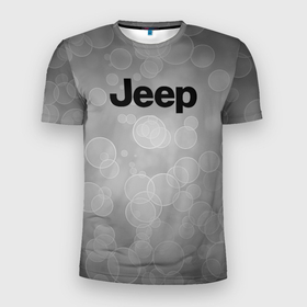 Мужская футболка 3D Slim с принтом JEEP abstraction в Тюмени, 100% полиэстер с улучшенными характеристиками | приталенный силуэт, круглая горловина, широкие плечи, сужается к линии бедра | 2020 | auto | jeep | sport | авто | автомобиль | автомобильные | бренд | дрифт | марка | машины | спорт | тюнинг