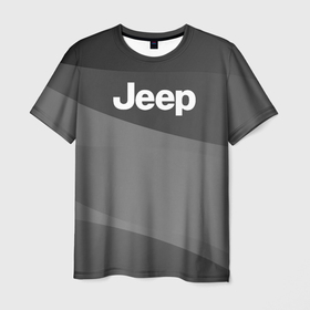 Мужская футболка 3D с принтом JEEP спорт. в Екатеринбурге, 100% полиэфир | прямой крой, круглый вырез горловины, длина до линии бедер | 2020 | auto | jeep | sport | авто | автомобиль | автомобильные | бренд | дрифт | марка | машины | спорт | тюнинг