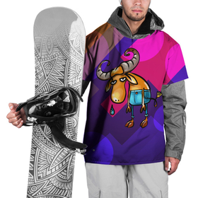 Накидка на куртку 3D с принтом Грустный козерог в Курске, 100% полиэстер |  | Тематика изображения на принте: грустно | грустный | грусть | козел | козерог | овен
