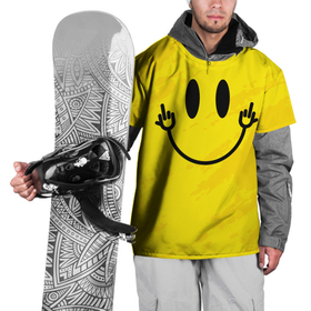 Накидка на куртку 3D с принтом Smiley with fucks в Петрозаводске, 100% полиэстер |  | emoticon | hand | icon | middle finger | shows | smile | значок | показывает | рука | смайлик | средний палец | улыбка