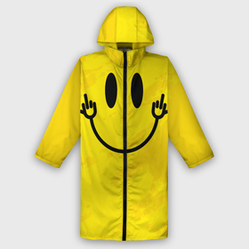 Дождевик унисекс 3D с принтом Smiley with fucks в Ухте,  |  | emoticon | hand | icon | middle finger | shows | smile | значок | показывает | рука | смайлик | средний палец | улыбка
