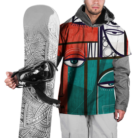 Накидка на куртку 3D с принтом глаза   арт в Курске, 100% полиэстер |  | арт | глаза | детские | квадраты | линии | обстракция | патерны | разноцветные | рисунки | текстуры | хлопок | яркие